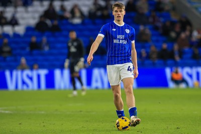 040126 - Cardiff City v Wigan Athletic - Sky Bet League 1 - Dylan Lawlor of Cardiff City 
