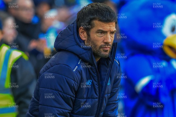 040126 - Cardiff City v Wigan Athletic - Sky Bet League 1 - Cardiff City Manager Brian Barry-Murphy