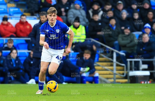 040126 - Cardiff City v Wigan Athletic - Sky Bet League 1 - Dylan Lawlor of Cardiff City 