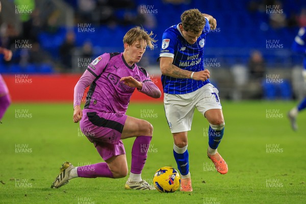 040126 - Cardiff City v Wigan Athletic - Sky Bet League 1 - Alex Robertson of Cardiff City