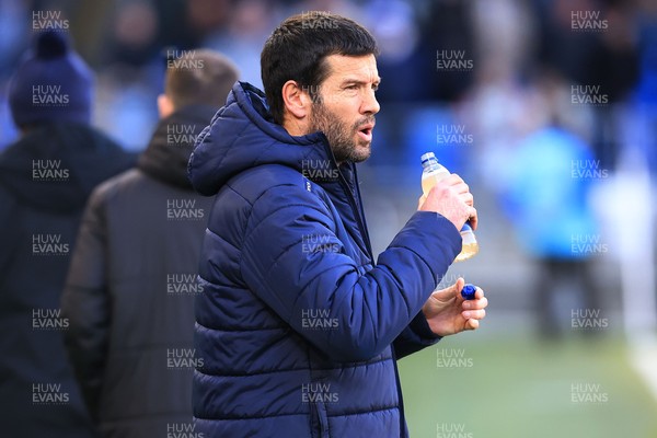 040126 - Cardiff City v Wigan Athletic - Sky Bet League 1 - Cardiff City Manager Brian Barry-Murphy