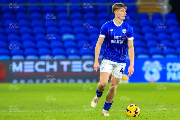 040126 - Cardiff City v Wigan Athletic - Sky Bet League 1 - Dylan Lawlor of Cardiff City 
