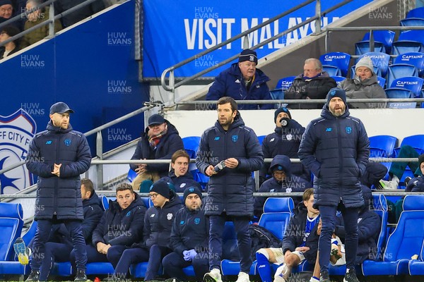 040126 - Cardiff City v Wigan Athletic - Sky Bet League 1 - Cardiff City Manager Brian Barry-Murphy
