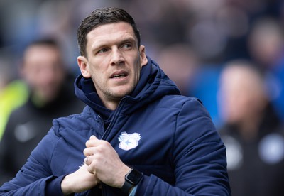 140123 - Cardiff City v Wigan Athletic, EFL Sky Bet Championship - Cardiff City manager Mark Hudson ahead of the match