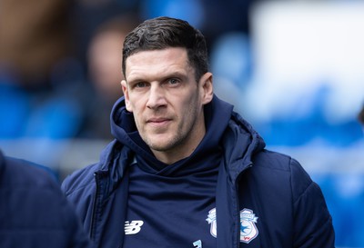 140123 - Cardiff City v Wigan Athletic, EFL Sky Bet Championship - Cardiff City manager Mark Hudson ahead of the match