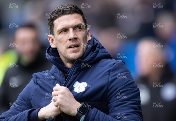 140123 - Cardiff City v Wigan Athletic, EFL Sky Bet Championship - Cardiff City manager Mark Hudson ahead of the match