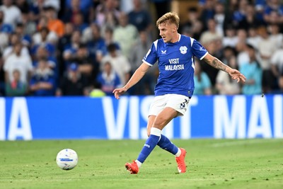 170826 - Cardiff City v Wrexham - Sky Bet Championship - Joel Bagan of Cardiff City