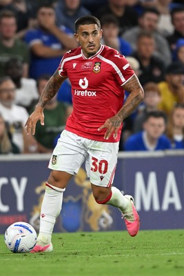 170826 - Cardiff City v Wrexham - Sky Bet Championship - Danny Imray of Wrexham
