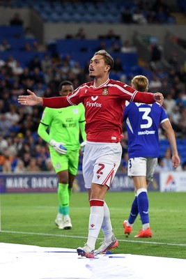 170826 - Cardiff City v Wrexham - Sky Bet Championship - Callum Doyle of Wrexham