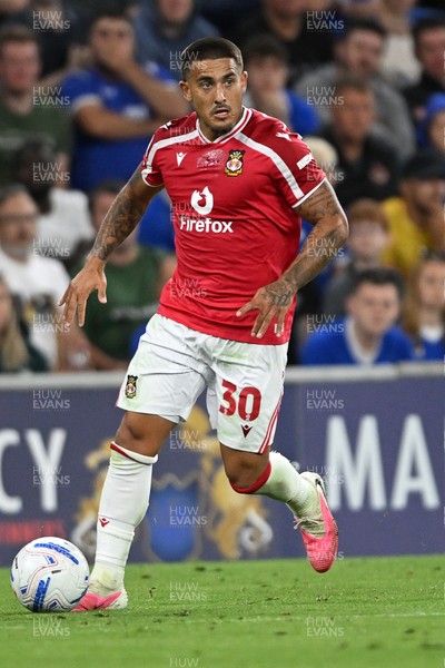 170826 - Cardiff City v Wrexham - Sky Bet Championship - Danny Imray of Wrexham