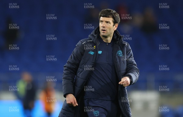 170326 - Cardiff `City v Wycombe Wanderers, EFL Sky Bet League 1 - Cardiff City head coach Brian Barry-Murphy at the end of the match