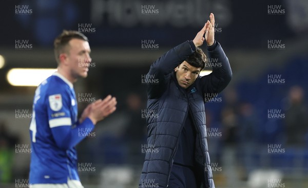 170326 - Cardiff `City v Wycombe Wanderers, EFL Sky Bet League 1 - Cardiff City head coach Brian Barry-Murphy at the end of the match
