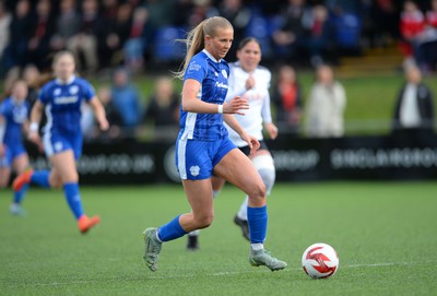 140424 - Cardiff City Women v Swansea City Women - Genero Adran Trophy Final - Rhianne Oakley of Cardiff City Women