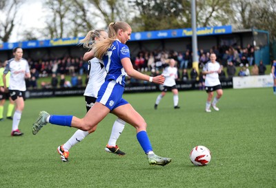 140424 - Cardiff City Women v Swansea City Women - Genero Adran Trophy Final - Rhianne Oakley of Cardiff City Women