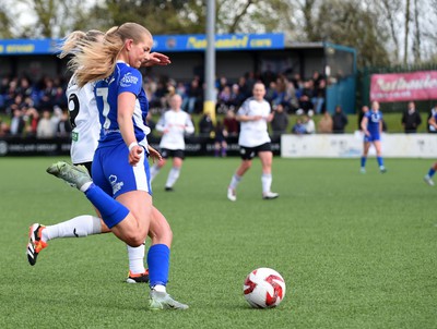 140424 - Cardiff City Women v Swansea City Women - Genero Adran Trophy Final - Rhianne Oakley of Cardiff City Women