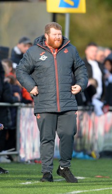 140424 - Cardiff City Women v Swansea City Women - Genero Adran Trophy Final - Chris Church, Manager of Swansea City Women