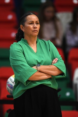 210525 - Cardiff Dragons v Birmingham Panthers - Netball Super League - Reigna Bloxham, Cardiff Dragons Head Coach