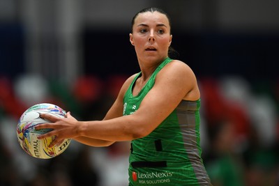 210525 - Cardiff Dragons v Birmingham Panthers - Netball Super League - Elle McDonald of Cardiff Dragons