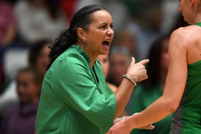 210525 - Cardiff Dragons v Birmingham Panthers - Netball Super League - Reigna Bloxham, Cardiff Dragons Head Coach