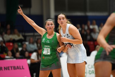 210525 - Cardiff Dragons v Birmingham Panthers - Netball Super League - Bethan Dyke of Cardiff Dragons