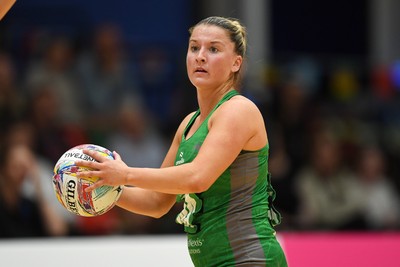 210525 - Cardiff Dragons v Birmingham Panthers - Netball Super League - Bethan Dyke of Cardiff Dragons
