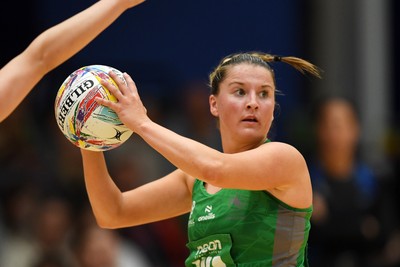 210525 - Cardiff Dragons v Birmingham Panthers - Netball Super League - Bethan Dyke of Cardiff Dragons