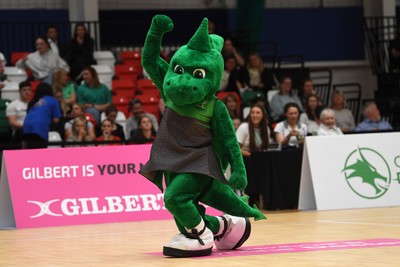 210525 - Cardiff Dragons v Birmingham Panthers - Netball Super League - Mascot