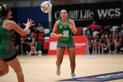 210525 - Cardiff Dragons v Birmingham Panthers - Netball Super League - Elle McDonald of Cardiff Dragons