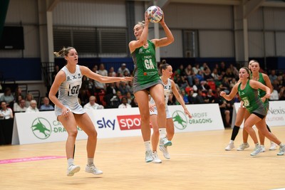 210525 - Cardiff Dragons v Birmingham Panthers - Netball Super League - Phillipa Yarranton of Cardiff Dragons