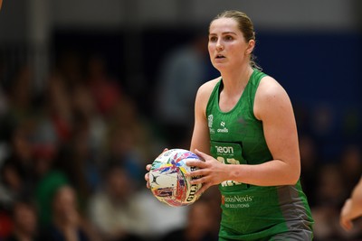 210525 - Cardiff Dragons v Birmingham Panthers - Netball Super League - Chelsea Beard of Cardiff Dragons