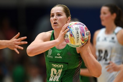 210525 - Cardiff Dragons v Birmingham Panthers - Netball Super League - Chelsea Beard of Cardiff Dragons