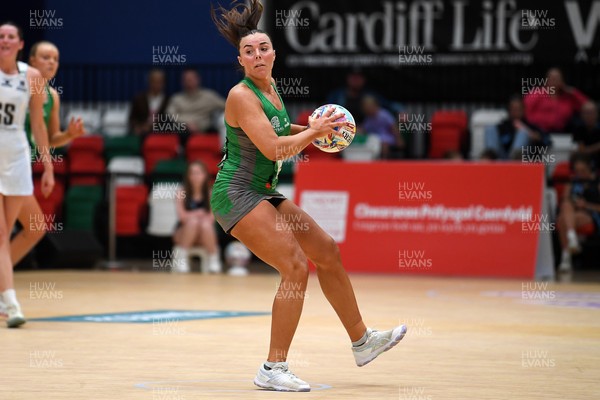 210525 - Cardiff Dragons v Birmingham Panthers - Netball Super League - Elle McDonald of Cardiff Dragons
