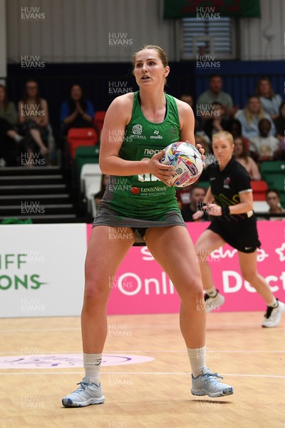 210525 - Cardiff Dragons v Birmingham Panthers - Netball Super League - Chelsea Beard of Cardiff Dragons