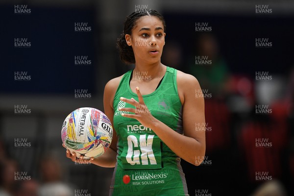 210525 - Cardiff Dragons v Birmingham Panthers - Netball Super League - Celena Appleby-Prince of Cardiff Dragons 