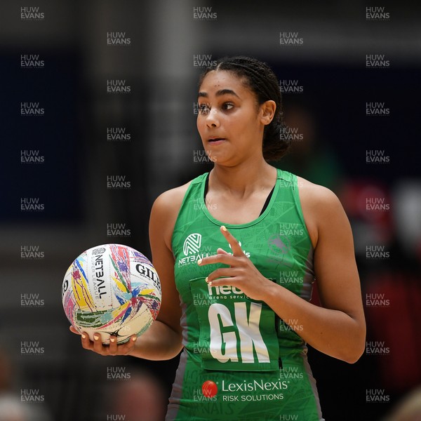 210525 - Cardiff Dragons v Birmingham Panthers - Netball Super League - Celena Appleby-Prince of Cardiff Dragons 
