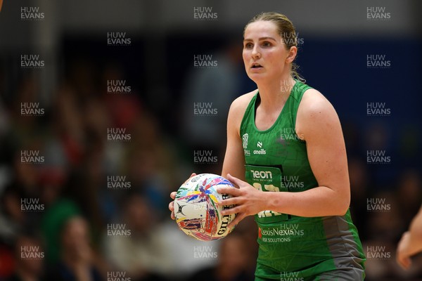 210525 - Cardiff Dragons v Birmingham Panthers - Netball Super League - Chelsea Beard of Cardiff Dragons