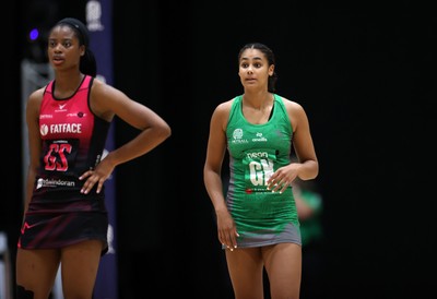 140625 - Cardiff Dragons v London Pulse - Netball Super League - Celena Appleby-Prince of Cardiff Dragons