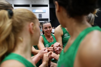 140625 - Cardiff Dragons v London Pulse - Netball Super League - Elle McDonald of Cardiff Dragons