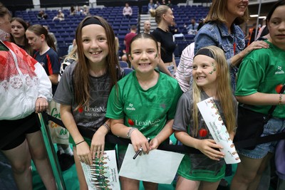 140625 - Cardiff Dragons v London Pulse - Netball Super League - Fans
