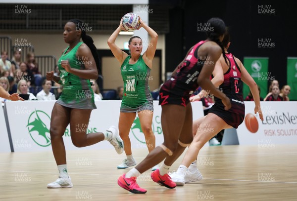 140625 - Cardiff Dragons v London Pulse - Netball Super League - Bethan Dyke of Cardiff Dragons