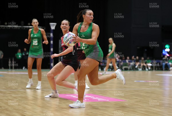 140625 - Cardiff Dragons v London Pulse - Netball Super League - Elle McDonald of Cardiff Dragons