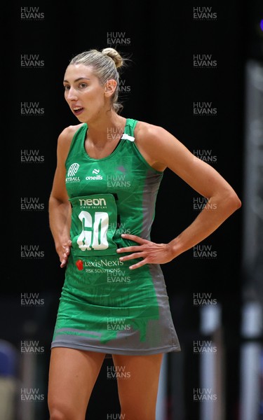 140625 - Cardiff Dragons v London Pulse - Netball Super League - Jacqui Newton of Cardiff Dragons