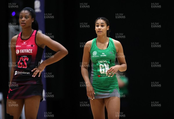 140625 - Cardiff Dragons v London Pulse - Netball Super League - Celena Appleby-Prince of Cardiff Dragons