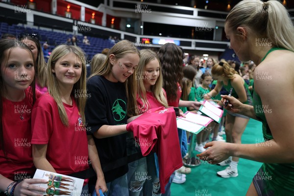 140625 - Cardiff Dragons v London Pulse - Netball Super League - Fans