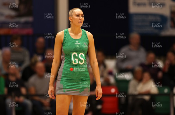 300324 - Cardiff Dragons v London Pulse - Vitality Netball Superleague - Hannah Passmore of Cardiff Dragons