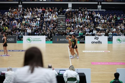 050425 - Cardiff Dragons v Manchester Thunder - Netball Super League - General View of the Utlilita Arena