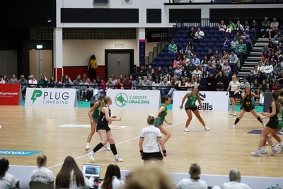 050425 - Cardiff Dragons v Manchester Thunder - Netball Super League - General View of the Utlilita Arena