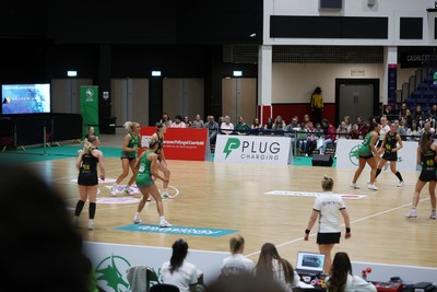 050425 - Cardiff Dragons v Manchester Thunder - Netball Super League - General View of the Utlilita Arena