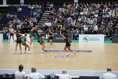 050425 - Cardiff Dragons v Manchester Thunder - Netball Super League - General View of the Utlilita Arena