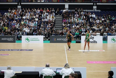 050425 - Cardiff Dragons v Manchester Thunder - Netball Super League - General View of the Utlilita Arena